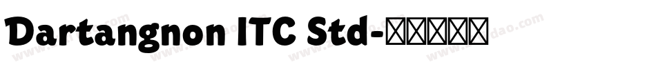 Dartangnon ITC Std字体转换